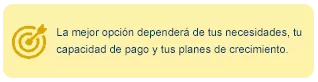 La mejor opción dependerá de tus necesidades, tu capacidad de pago y tus planes de crecimiento.